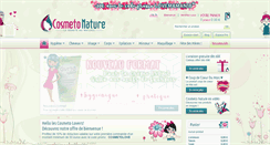 Desktop Screenshot of cosmeto-nature.com