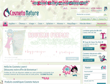 Tablet Screenshot of cosmeto-nature.com